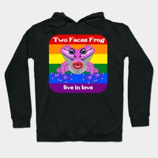 Kiss Pride love gift frog cool summer Hoodie